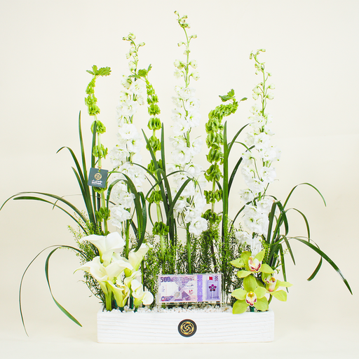 [DFD-BQT-146059] Slavia's Green Bouquet